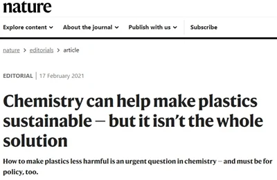 Keemia võib aidata muuta plastmassid säästvaks – kuid see pole kogu lahendus